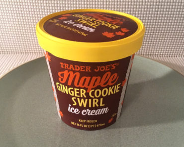 Trader Joe’s Maple Ginger Cookie Swirl Ice Cream Review