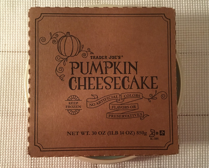 Trader Joe's Pumpkin Cheesecake