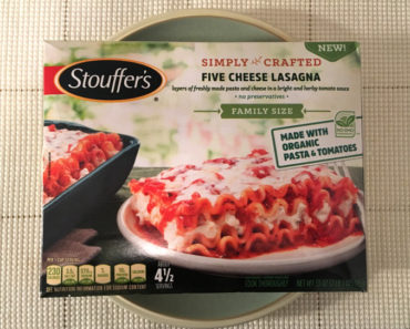Stouffer’s Family Size Five Cheese Lasagna Review