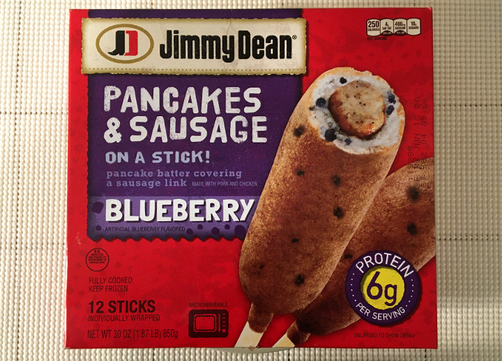 Jimmy Dean Blueberry Pancake & Sausage on a Stick!