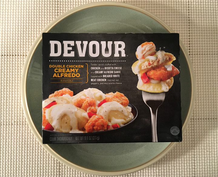 Devour Double Chicken Creamy Alfredo Ravioli 