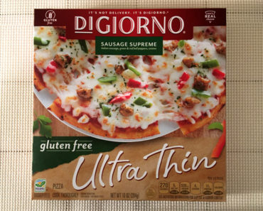 DiGiorno Gluten Free Ultra Thin Sausage Supreme Pizza Review