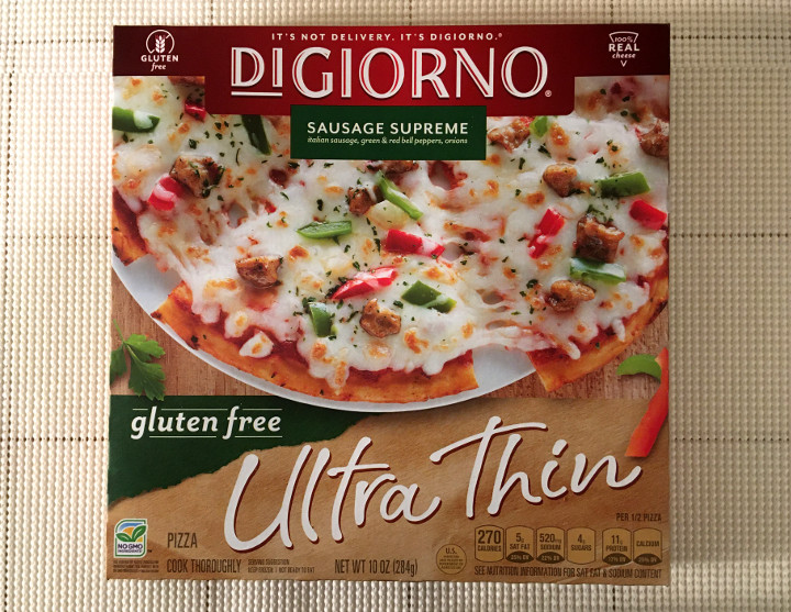 DiGiorno Gluten Free Ultra Thin Sausage Supreme Pizza