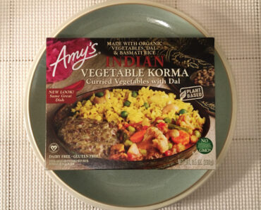 Amy’s Indian Vegetable Korma (Curried Veggies with Dal) Review