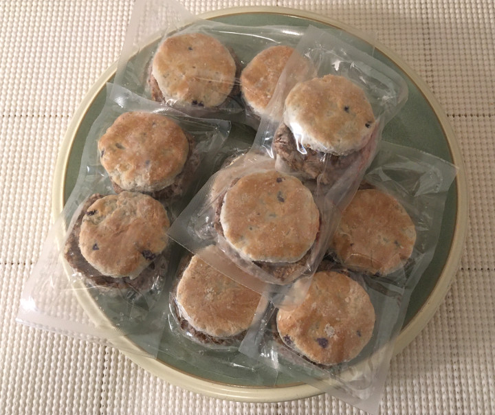 Jimmy Dean Sausage and Blueberry Biscuit Snack Size Sandwiches