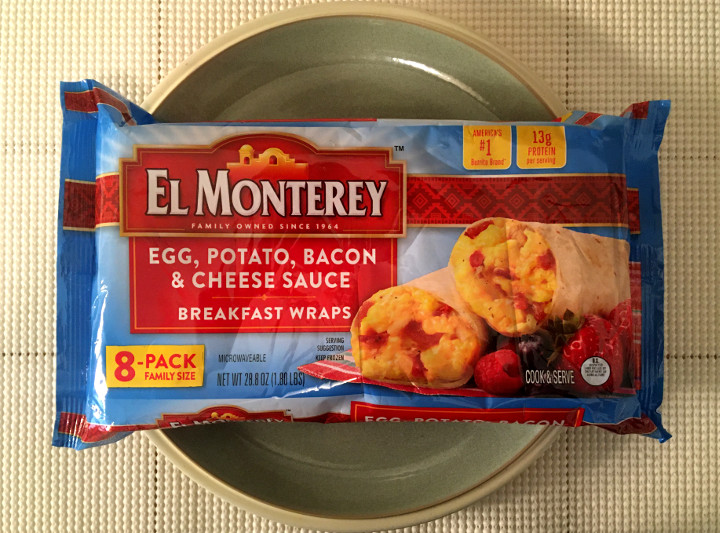 El Monterey Egg, Potato, Bacon & Cheese Sauce Breakfast Wraps