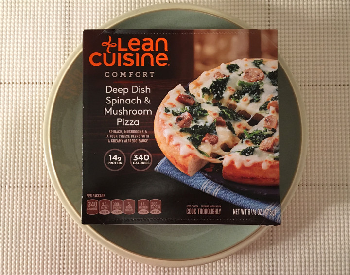Lean Cuisine Deep Dish Spinach & Mushroom Pizza