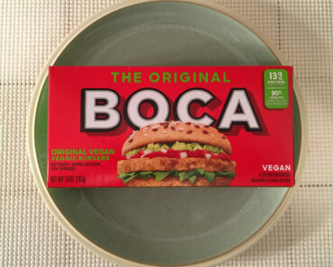 Boca Original Vegan Veggie Burgers Review