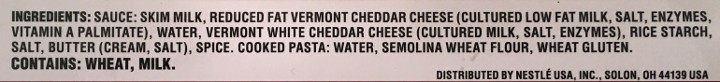 Lean Cuisine Features Vermont White Cheddar Mac & Cheese