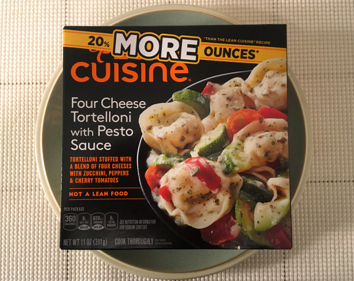 Lean Cuisine Four Cheese Tortelloni with Pesto Sauce (20% More Ounces)