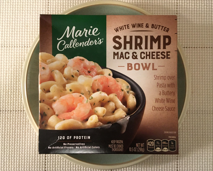 Marie Callender's White Wine & Butter Shrimp Mac & Cheese Bowl