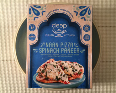 Deep Indian Kitchen Spinach Paneer Naan Pizza Review