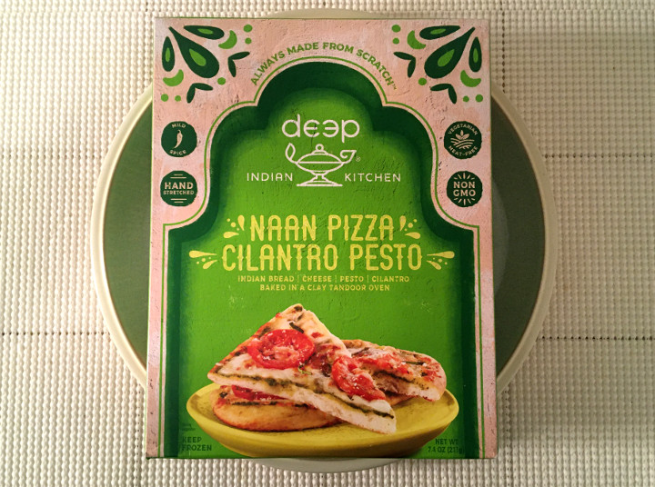 Deep Indian Kitchen Cilantro Pesto Naan Pizza