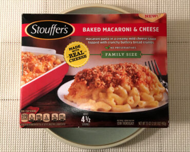 Stouffer’s Family Sized Baked Macaroni & Cheese Review
