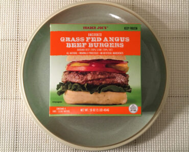 Trader Joe’s Uncooked Grass Fed Angus Beef Burgers Review