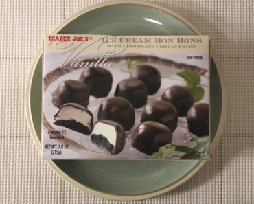 Trader Joe’s Vanilla Ice Cream Bon Bons with Chocolate Cookie Crust Review