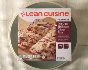 Lean Cuisine Features Thin Crust BBQ Recipe Chicken Pizza Review
