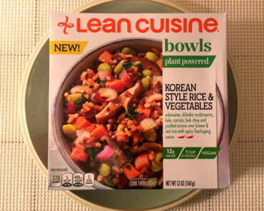 Lean Cuisine Korean Style Rice & Vegetables Plant Powered Bowl Review
