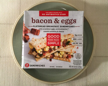 Good Food Made Simple Bacon & Eggs Flatbread Breakfast Sandwiches Review
