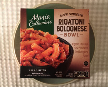 Marie Callender’s Slow Simmered Rigatoni Bolognese Bowl Review