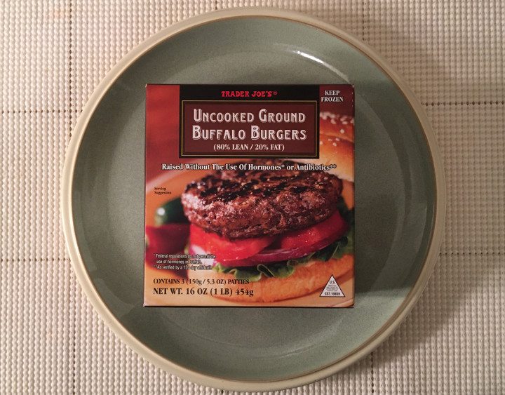 Trader Joe's Uncooked Ground Buffalo Burgers