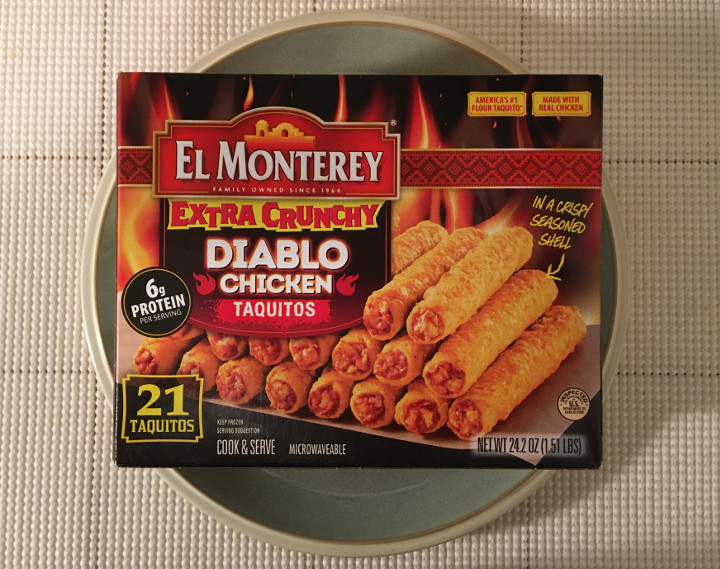 El Monterey Extra Crunchy Diablo Chicken Taquitos