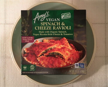 Amy’s Vegan Spinach & Cheeze Ravioli Review