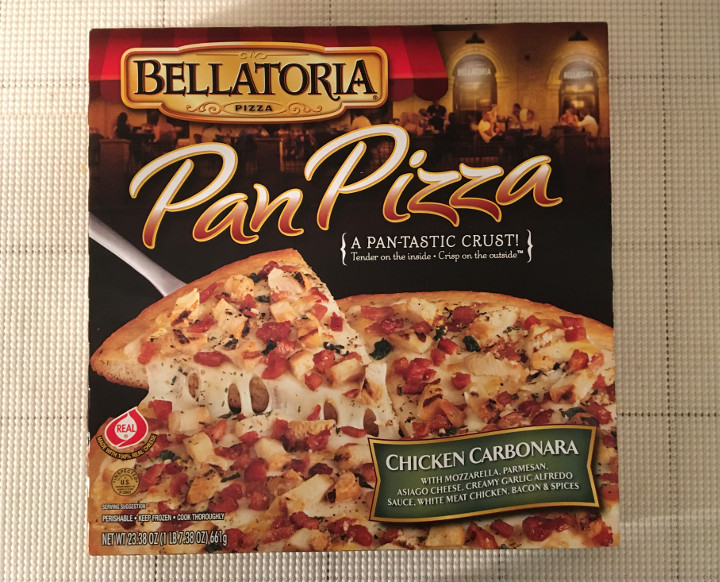 Bellatoria Chicken Carbonara Pan Pizza