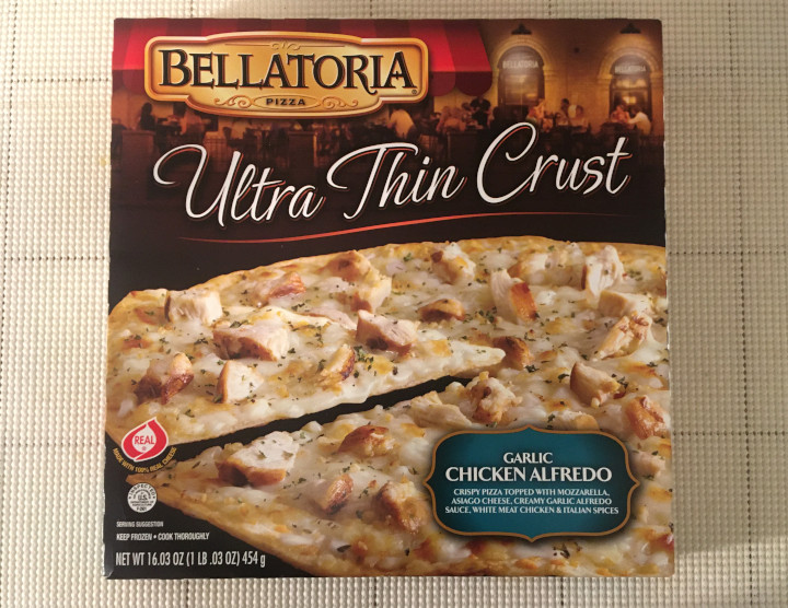 Bellatoria Garlic Chicken Alfredo Ultra Thin Crust Pizza
