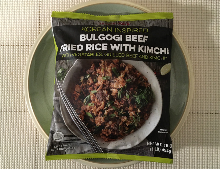 Trader Joe's Korean Inspired Bulgogi Beef Fried Rice with Kimchi