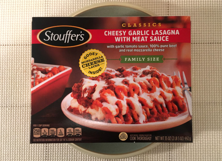 Stouffer's Family Size Cheesy Garlic Lasagna with Meat Sauce