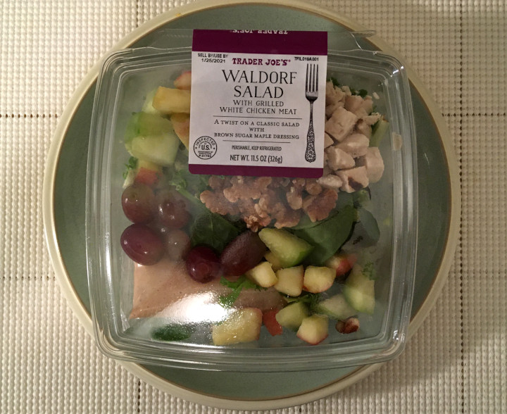 Trader Joe's Waldorf Salad with Grilled White Chicken Meat