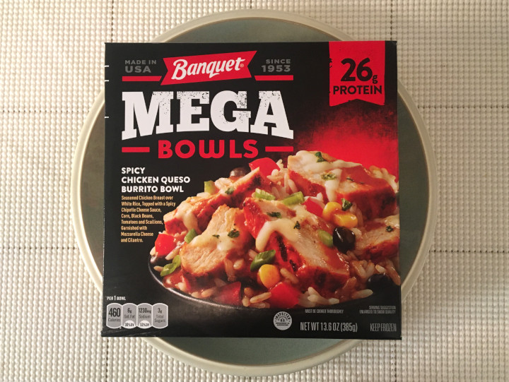 Banquet Mega Bowls: Spicy Chicken Queso Burrito Bowl