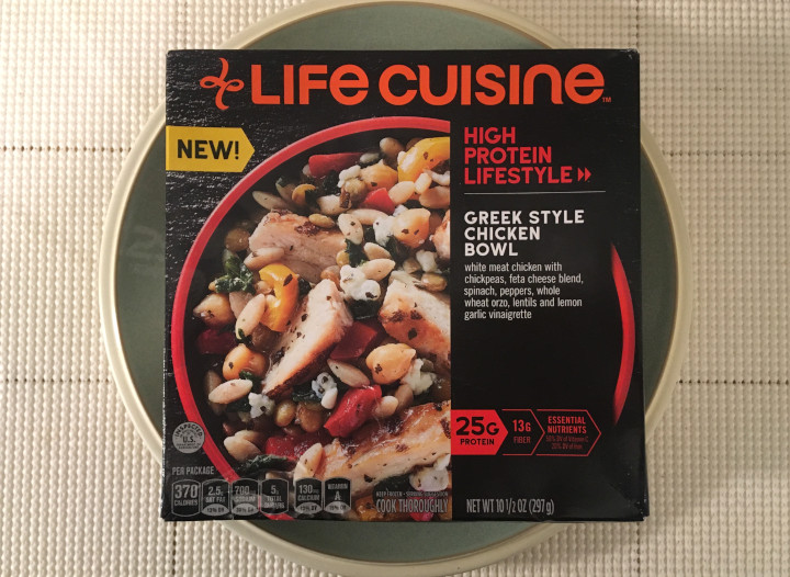 Life Cuisine High Protein Lifestyle Greek Style Chicken Bowl
