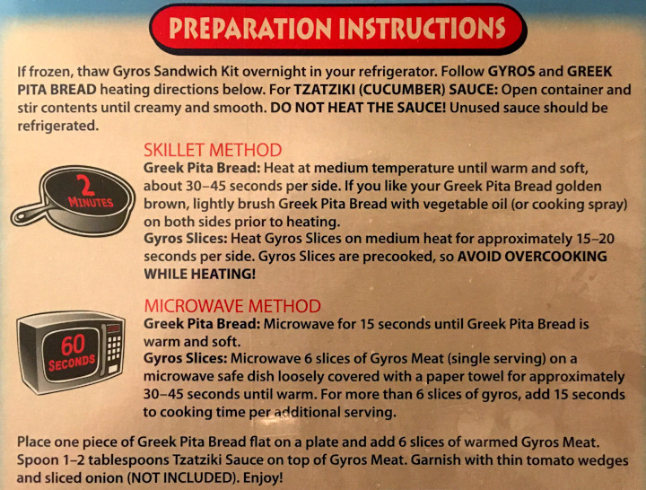Bremer Gyros: Complete Sandwich Kit