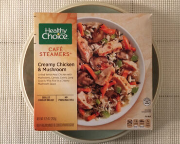 Healthy Choice Café Steamers Creamy Chicken & Mushroom Dish Review