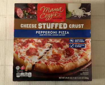 Aldi Mama Cozzi’s Cheese Stuffed Crust Pepperoni Pizza Review
