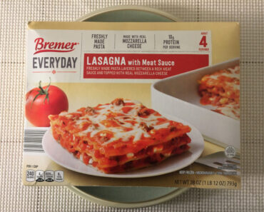 Bremer Everyday Lasagna with Meat Sauce Review