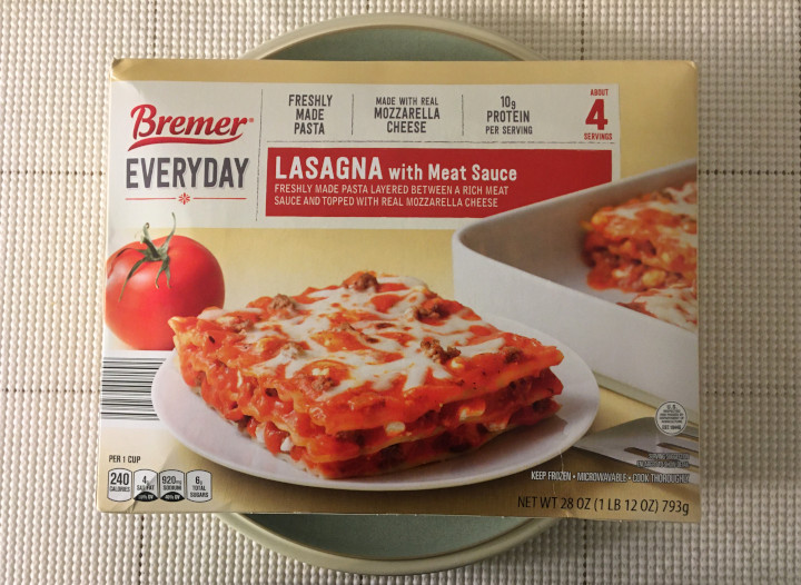 Bremer Everyday Lasagna with Meat Sauce