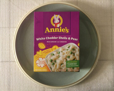 Annie’s White Cheddar Shells & Peas Frozen Macaroni & Cheese Review