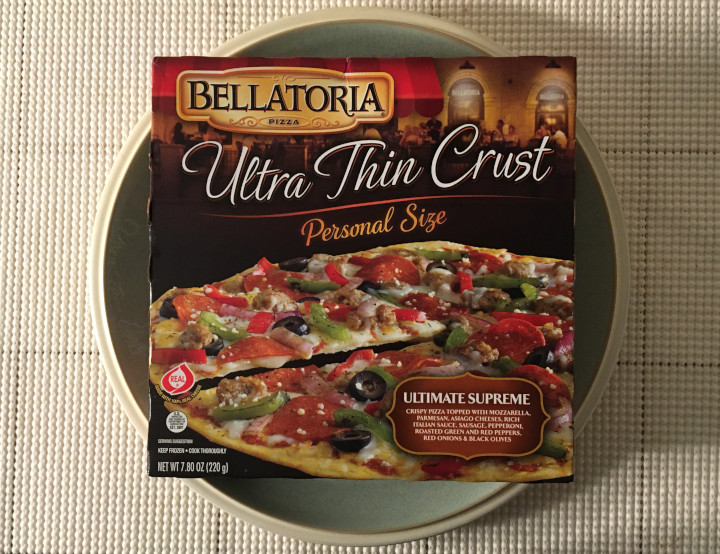 Bellatoria Ultimate Supreme Ultra Thin Crust Personal Size Pizza