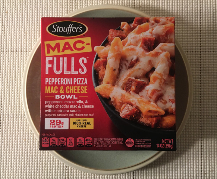 Stouffer's Mac-Fulls Pepperoni Pizza Mac & Cheese Bowl 