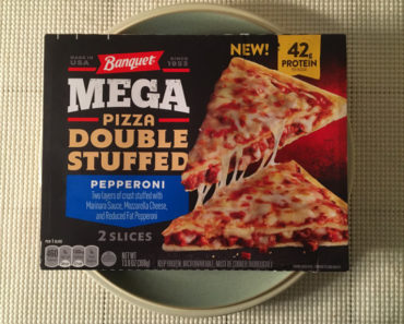 Banquet Pepperoni Mega Double Stuffed Pizza Review