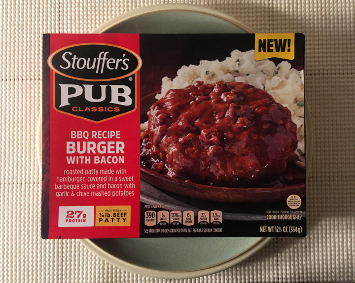 Stouffer's Pub Classics BBQ Recipe Burger with Bacon