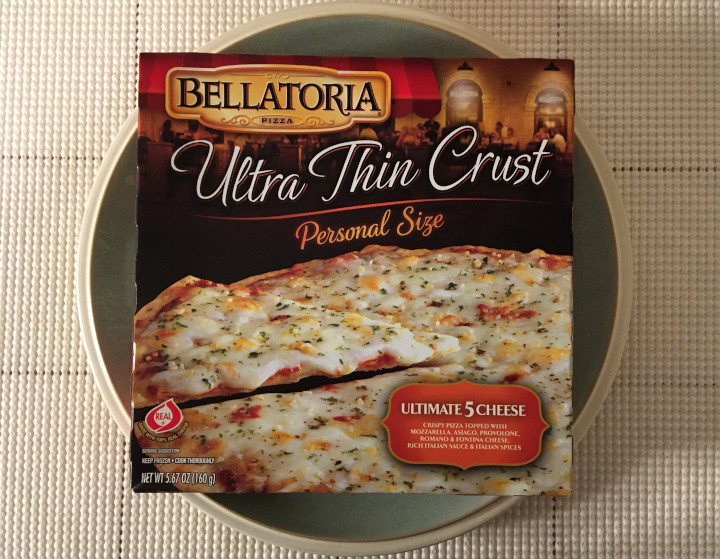 Bellatoria Ultimate 5 Cheese Ultra Thin Crust Personal Size Pizza