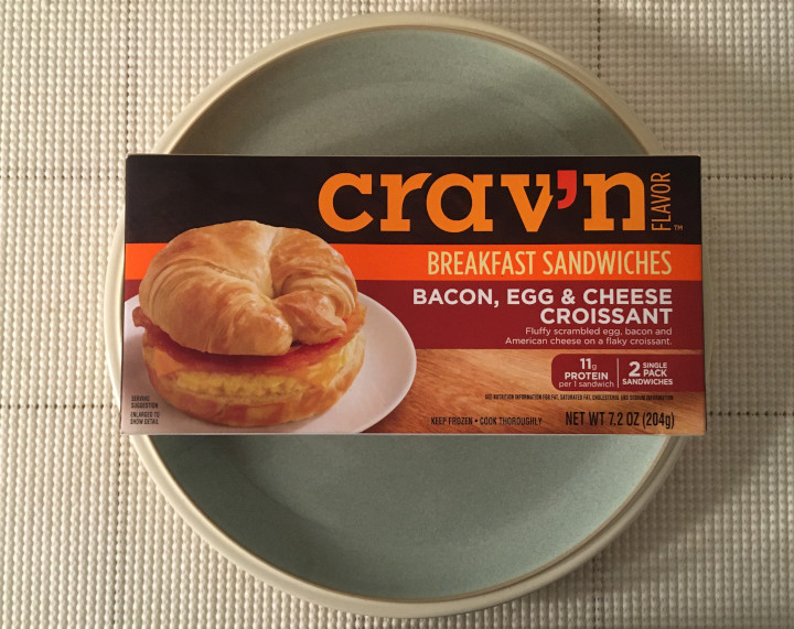 Crav'n Flavor Bacon, Egg & Cheese Croissant Breakfast Sandwiches