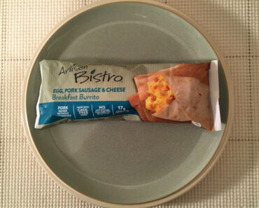 Artisan Bistro Egg, Pork Sausage & Cheese Breakfast Burrito Review