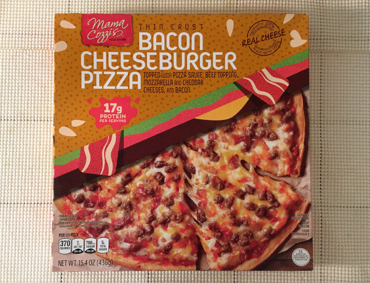 Mama Cozzi's Thin Crust Bacon Cheeseburger Pizza