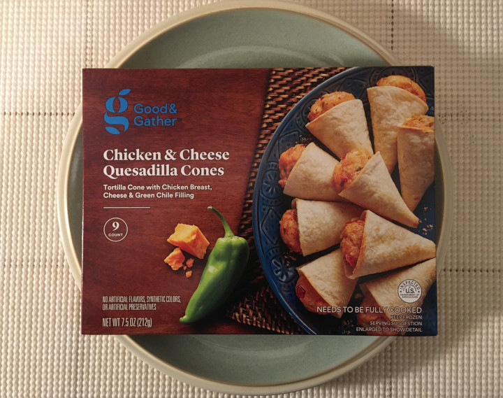 Good & Gather Chicken & Cheese Quesadilla Cones