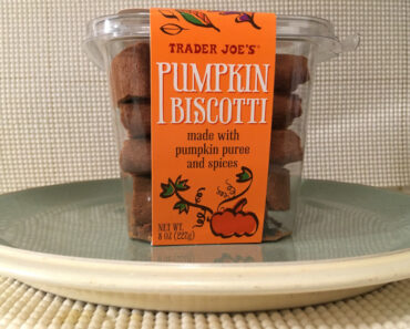 Trader Joe’s Pumpkin Biscotti (Made with Pumpkin Puree and Spices) Review